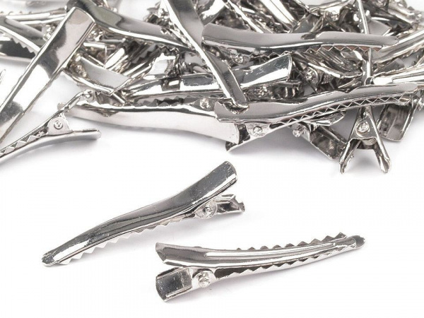 Sponky do vlasů se zoubky délka 45 mm