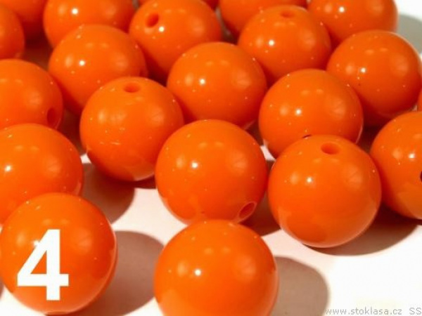 Plastové korálky Color Ø16 mm