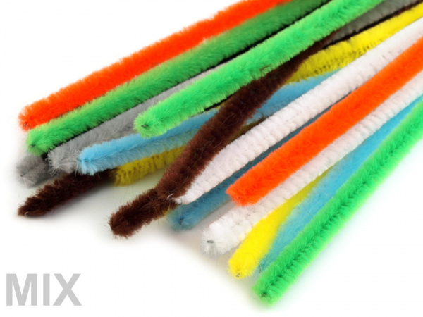 Chlupaté modelovací drátky Ø6 mm délka cca 30 cm