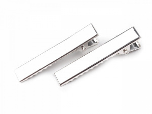 Sponky do vlasů ploché se zoubky délka 40 mm