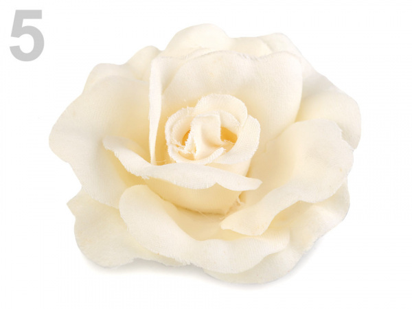 Brož / ozdoba růže Ø6 cm