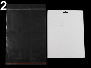 Karta na bižuterii s visačkou a sáčkem 150x200 mm