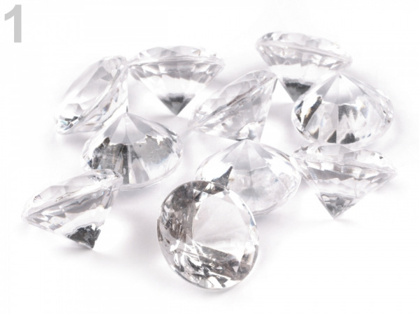 Dekorační diamanty Ø20 mm