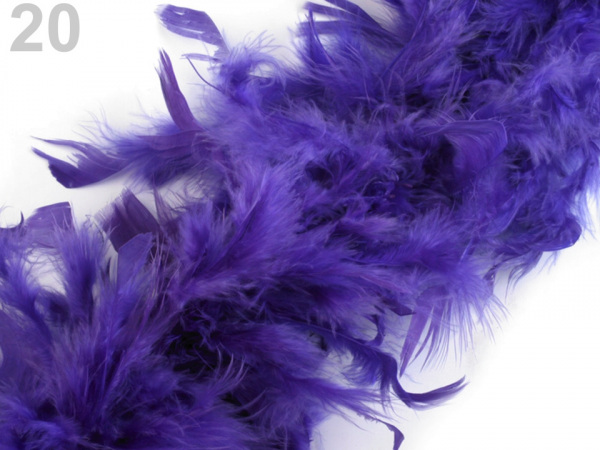 Bohaté boa - krůtí peří 60 g délka 1,8 m