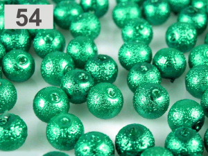 Skleněné voskové perly vroubkované Ø12 mm