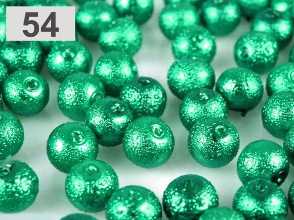 Skleněné voskové perly vroubkované Ø12 mm