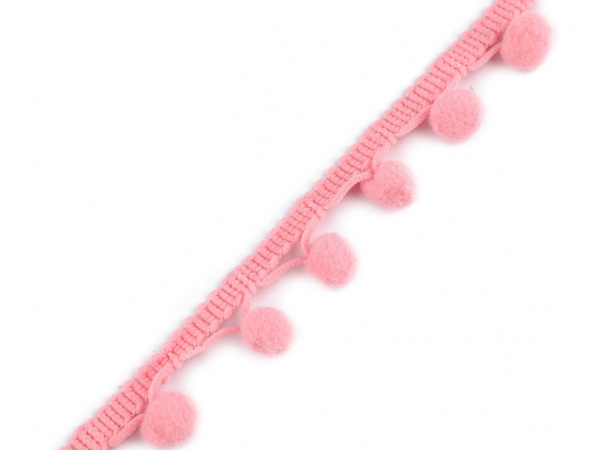 Prýmek šíře 20 mm s bambulkami Ø10 mm