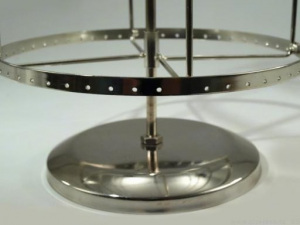 Otočný stojan na náušnice Ø20 cm výška 32 cm 2. jakost