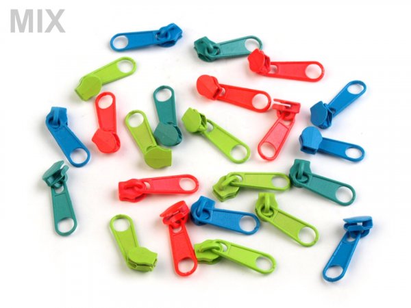 Jezdec ke spirálovým zipům 3 mm pro metráž typu ASIC