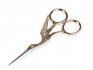 Nůžky vyšívací čáp délka 9,5 cm, 11,5 cm