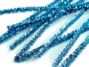 Chlupaté modelovací lurexové drátky Ø6 mm délka 30 cm