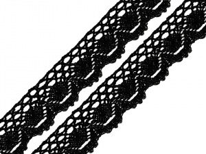 Bavlněná krajka paličkovaná šíře 40 mm