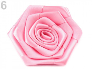 Saténová růže Ø70 mm