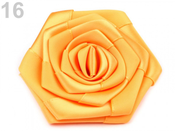 Saténová růže Ø70 mm