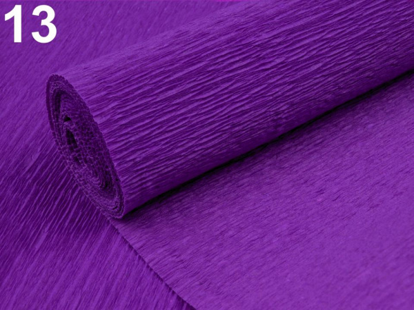 Krepový papír 0,5x2,5 m velká gramáž