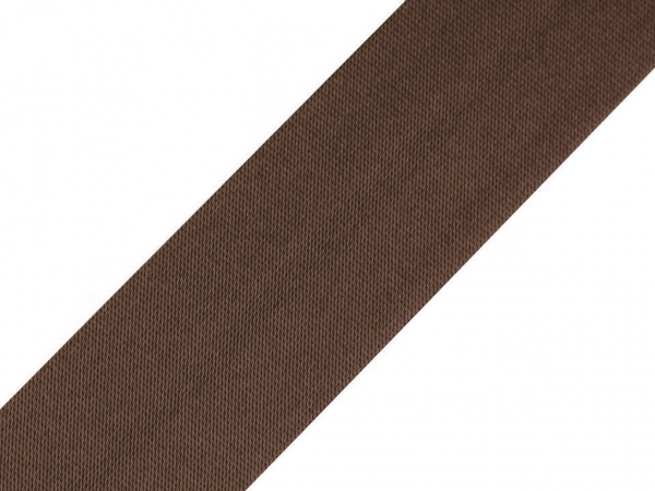 Šikmý proužek saténový šíře 30 mm zažehlený