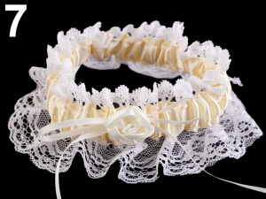 Svatební podvazek krajkový