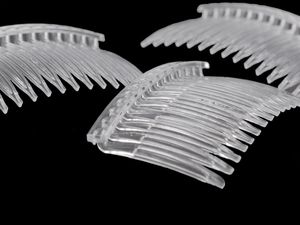 Hřeben plastový do vlasů 45x70 mm