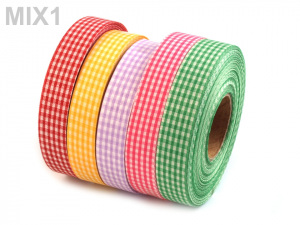 Károvaná stuha řezaná šíře 18 mm