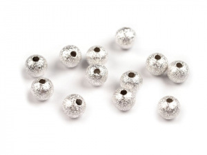 Kovové korálky zvrásněné Ø6 mm