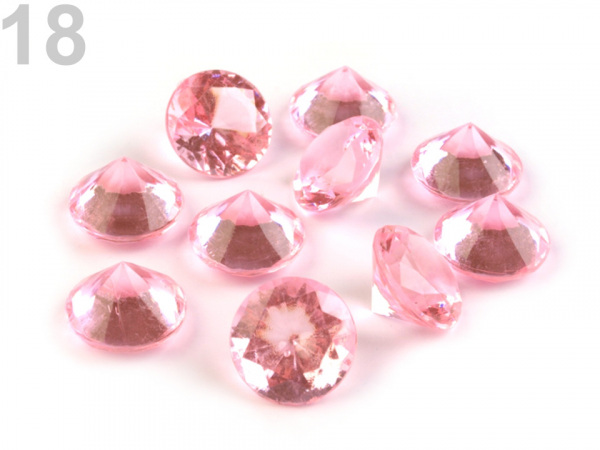 Dekorační diamanty Ø20 mm