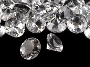 Dekorační diamanty Ø18 mm