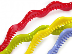 Plastová čelenka do vlasů vlnky