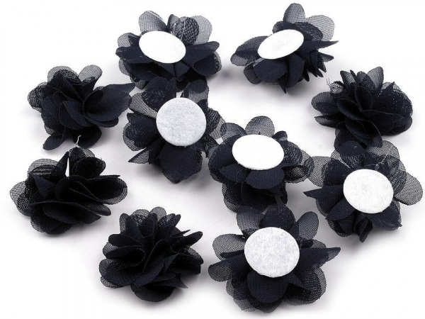 Květina Ø30mm k přišití nebo přilepení