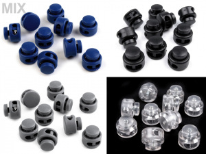 Brzdičky s dvěmi dírkami 13x15 mm kulaté