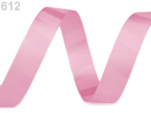 Atlasová stuha oboulící s pruhy šíře 15 mm