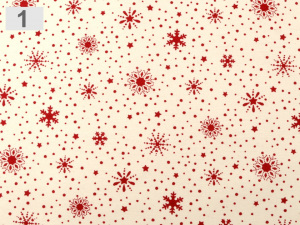 Bavlněná látka vločky