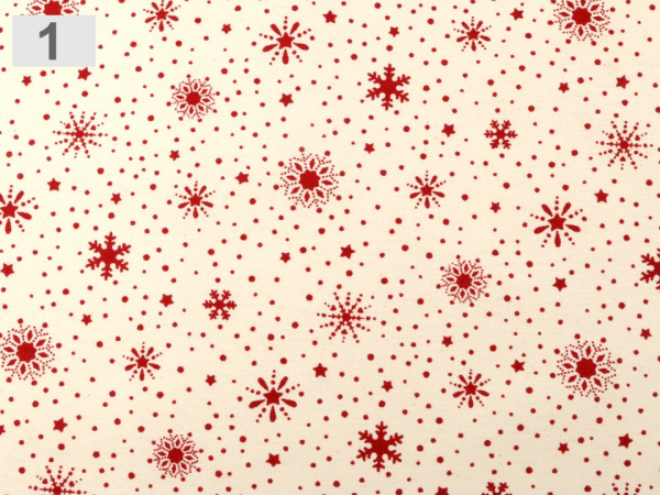 Bavlněná látka vločky