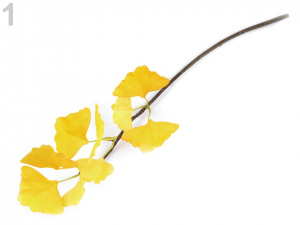 Umělá větvička ginko biloba k aranžování