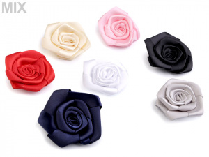 Saténová růže Ø50 mm