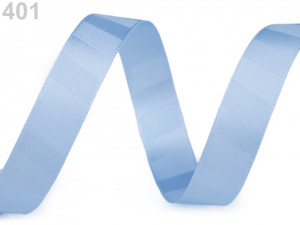 Atlasová stuha oboulící s pruhy šíře 15 mm