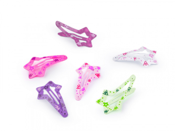 Sponka do vlasů pukačka hvězda