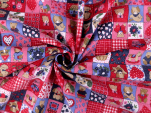 Flanel jednostranný mix dětských motivů