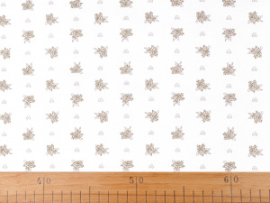 Bavlněný satén růže srdce