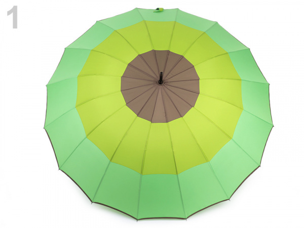 Velký rodinný deštník s pruhy