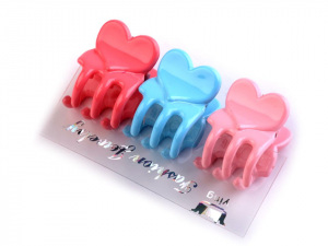 Skřipec do vlasů srdce / květ