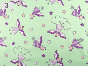 Flanel jednostranný mix dětských motivů