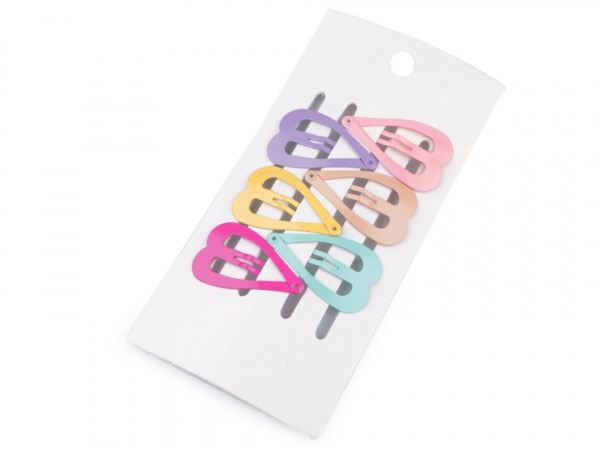 Sponka do vlasů mini pukačka ananas, srdce