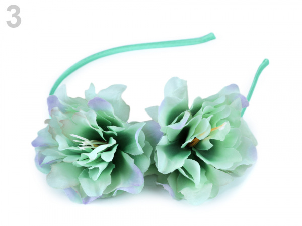 Čelenka do vlasů s květy ibišku