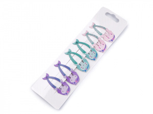 Sponka do vlasů pukačka medvěd, žába, kočka, mořská panna