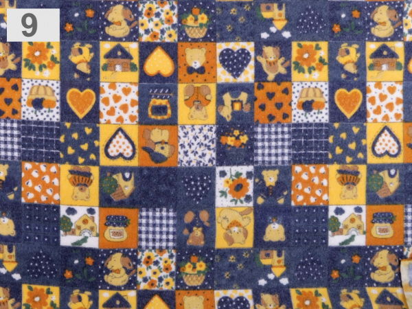 Flanel jednostranný mix dětských motivů