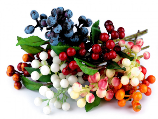 Umělé bobule k aranžování