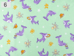 Flanel jednostranný mix dětských motivů