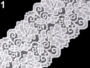 Elastická krajka / vsadka / běhoun šíře 15 cm