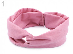 Látková čelenka pin-up překřížená