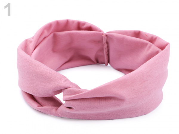 Látková čelenka pin-up překřížená